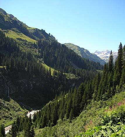 Auf dem Weg von Warth nach Lech