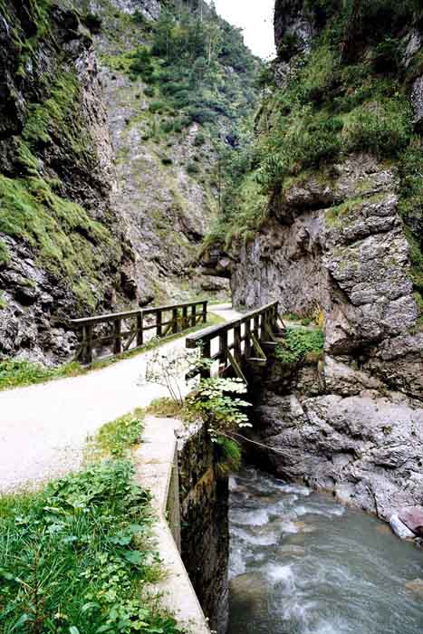 Brücke in der Klamm